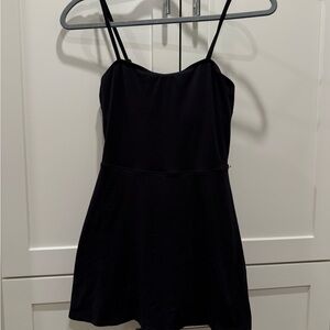 ALO Courtside Tennis Dress in Black; Size Small